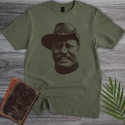 Americas 250th Rugged Roosevelt Portrait T Shirt Gift For Nature Lover
