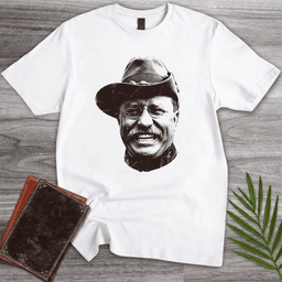 Americas 250th Rugged Roosevelt Portrait T Shirt Gift For Nature Lover