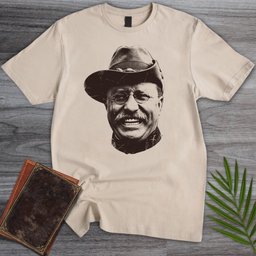 Americas 250th Rugged Roosevelt Portrait T Shirt Gift For Nature Lover