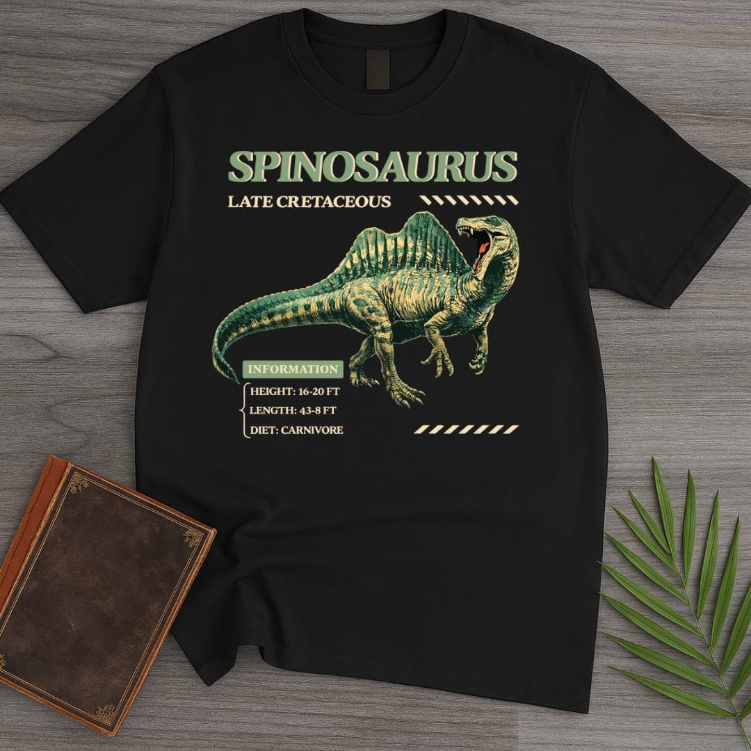About The Spinosaurus T Shirt Gift For Nature Lover