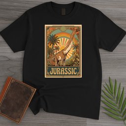 70s Vintage Jurassic Sauroposeidon T-Shirt