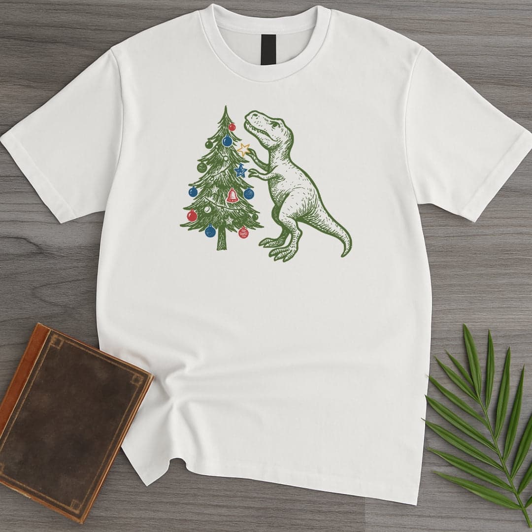 A T Rex Christmas Struggle T Shirt Gift For Dinosaur Lover