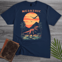 1980s Vintage Mesozoic Rex T Shirt Gift For Nature Lover