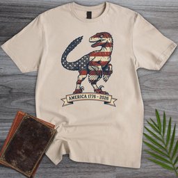 Americas 250th Liberty Talon Deinonychus T Shirt Gift For Nature Lover
