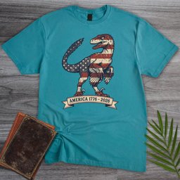 Americas 250th Liberty Talon Deinonychus T Shirt Gift For Nature Lover