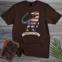 Americas 250th Liberty Talon Deinonychus T Shirt Gift For Nature Lover