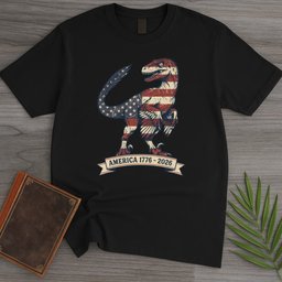 Americas 250th Liberty Talon Deinonychus T Shirt Gift For Nature Lover