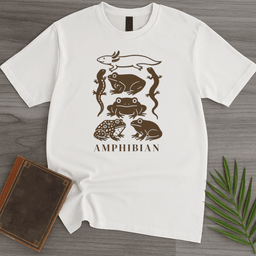 Amphibian Species Chart T Shirt Gift For Nature Lover