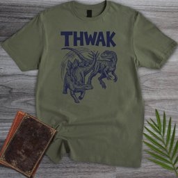 Allosaurus vs Stegosaurus THWAK T-Shirt