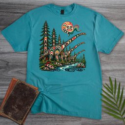 Ancient Coastal Sauropod T Shirt Gift For Nature Lover