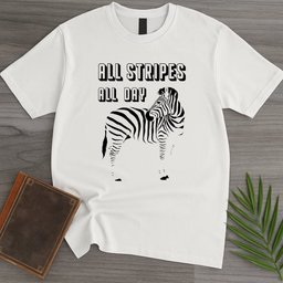 All Stripes All Day Zebra T Shirt Gift For Nature Lover