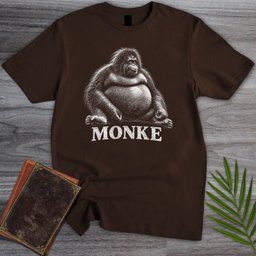 Curious Monke T Shirt Gift For Nature Lover