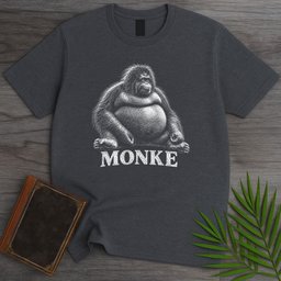 Curious Monke T Shirt Gift For Nature Lover