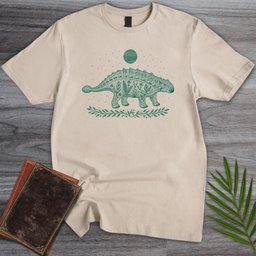 Ankylosaurus Wildflower Sun T Shirt Gift For Nature Lover