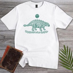 Ankylosaurus Wildflower Sun T Shirt Gift For Nature Lover