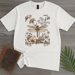 Botanical Bug Frame T Shirt Gift For Nature Lover