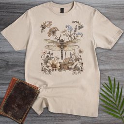 Botanical Bug Frame T Shirt Gift For Nature Lover