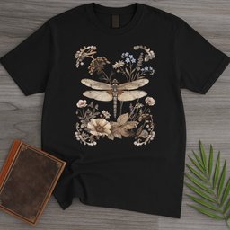 Botanical Bug Frame T Shirt Gift For Nature Lover