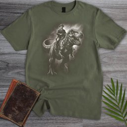 Americas 250th Rough Rider Tyrannosaur T Shirt Gift For Nature Lover