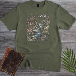 90s Ecosystem Textbook T Shirt Gift For Nature Lover