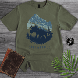 Cretaceous Triceratops Silhouette Graphic T Shirt Gift For Dinosaur Lover