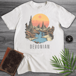 Devonian Geomorphic Landscape T Shirt Gift For Nature Lover
