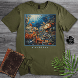 Cambrian Marine Ecosystem T Shirt Gift For Nature Lover