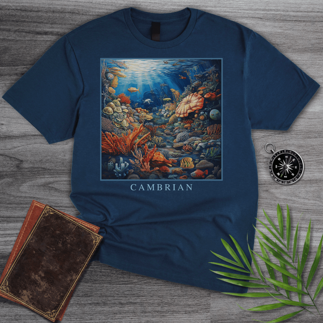 Cambrian Marine Ecosystem T Shirt Gift For Nature Lover