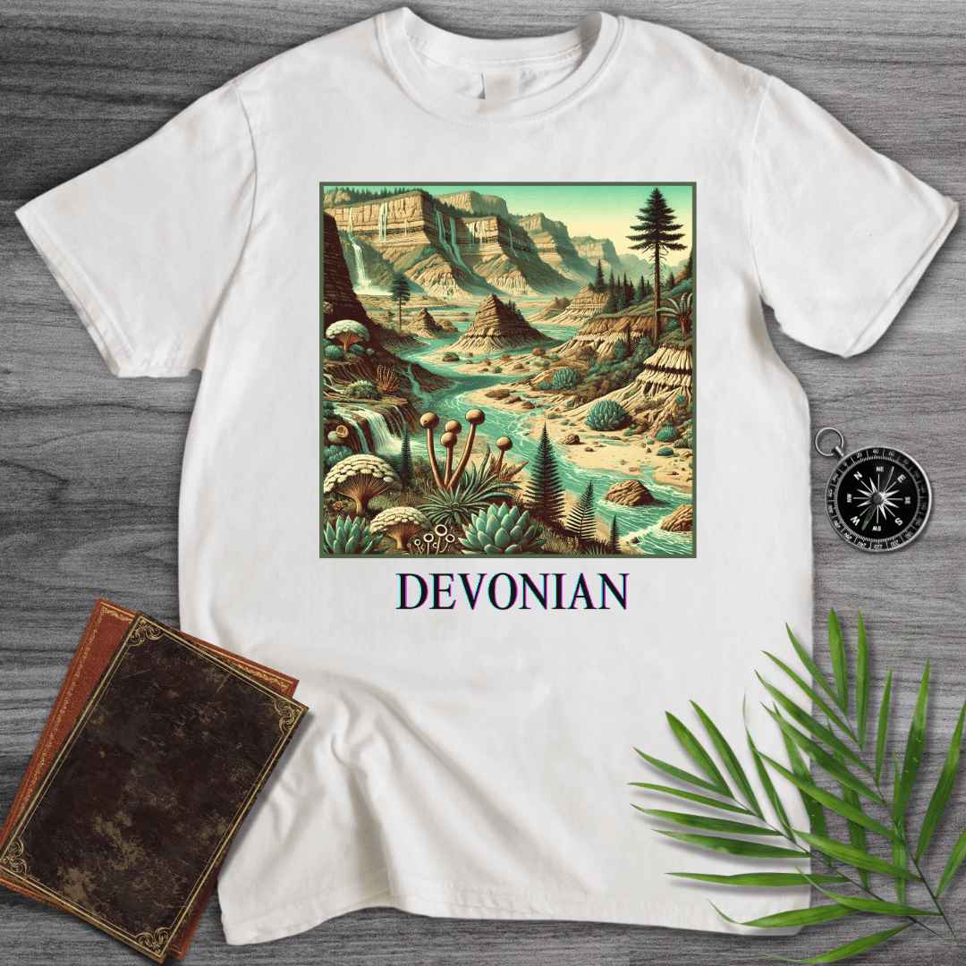 Devonian Geologic Environment T Shirt Gift For Nature Lover
