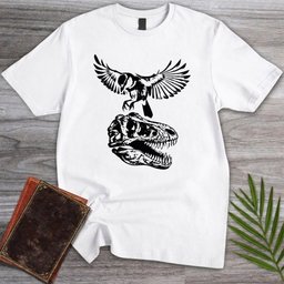Bird Ancestor Skull T Shirt Gift For Nature Lover