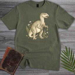 Cheerful Iguanodon T Shirt Gift For Nature Lover