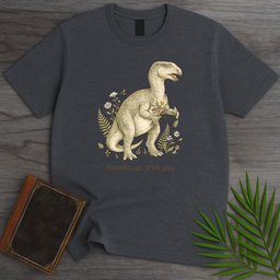 Cheerful Iguanodon T Shirt Gift For Nature Lover