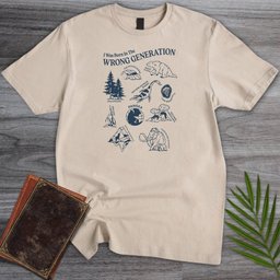 Born In Prehistory T Shirt Gift For Nature Lover
