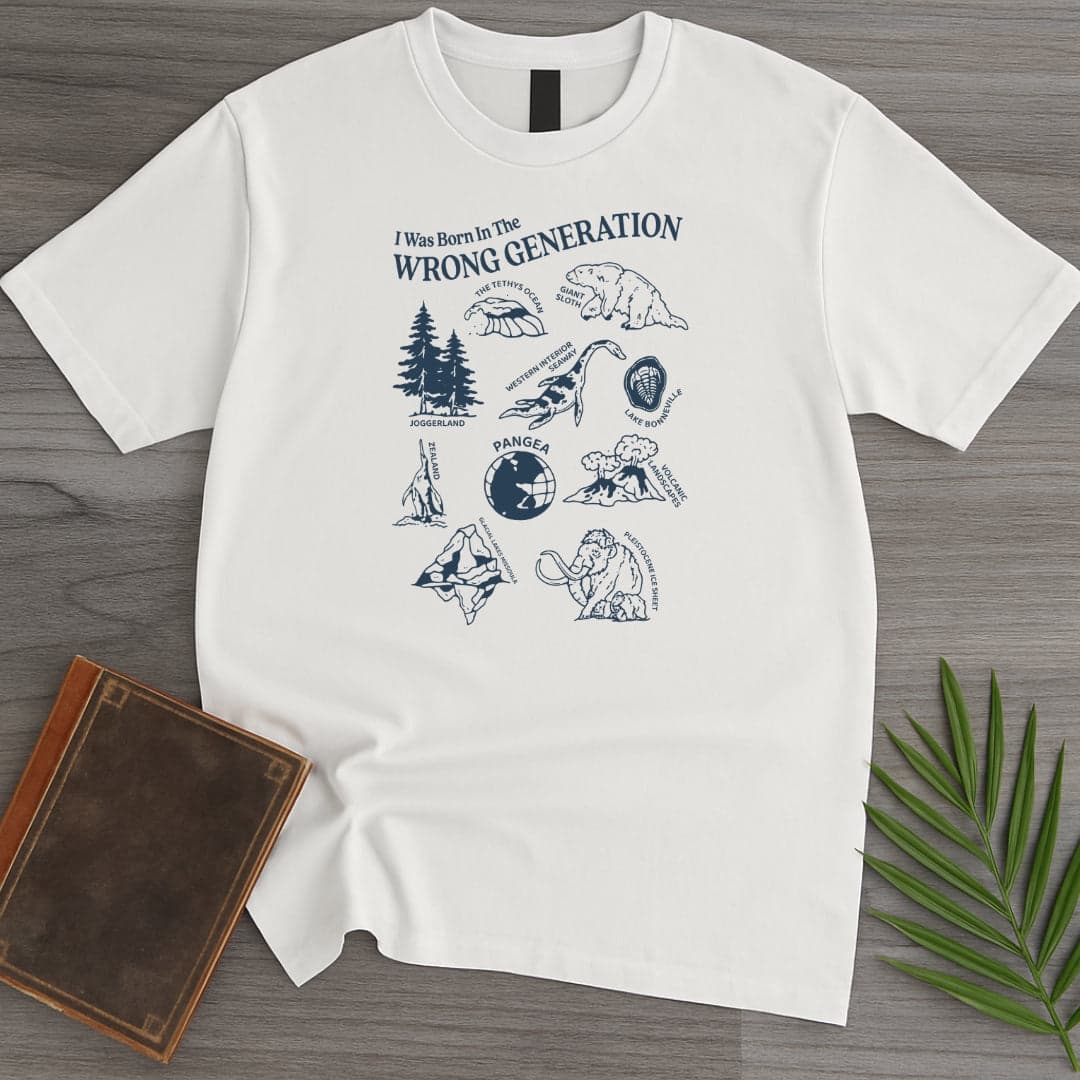 Born In Prehistory T Shirt Gift For Nature Lover