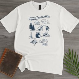 Born In Prehistory T Shirt Gift For Nature Lover