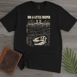 Dig Deeper Strata T Shirt Gift For Nature Lover