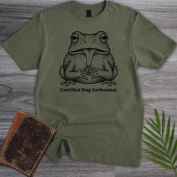 Certified Bug Enthusiast T Shirt Gift For Nature Lover