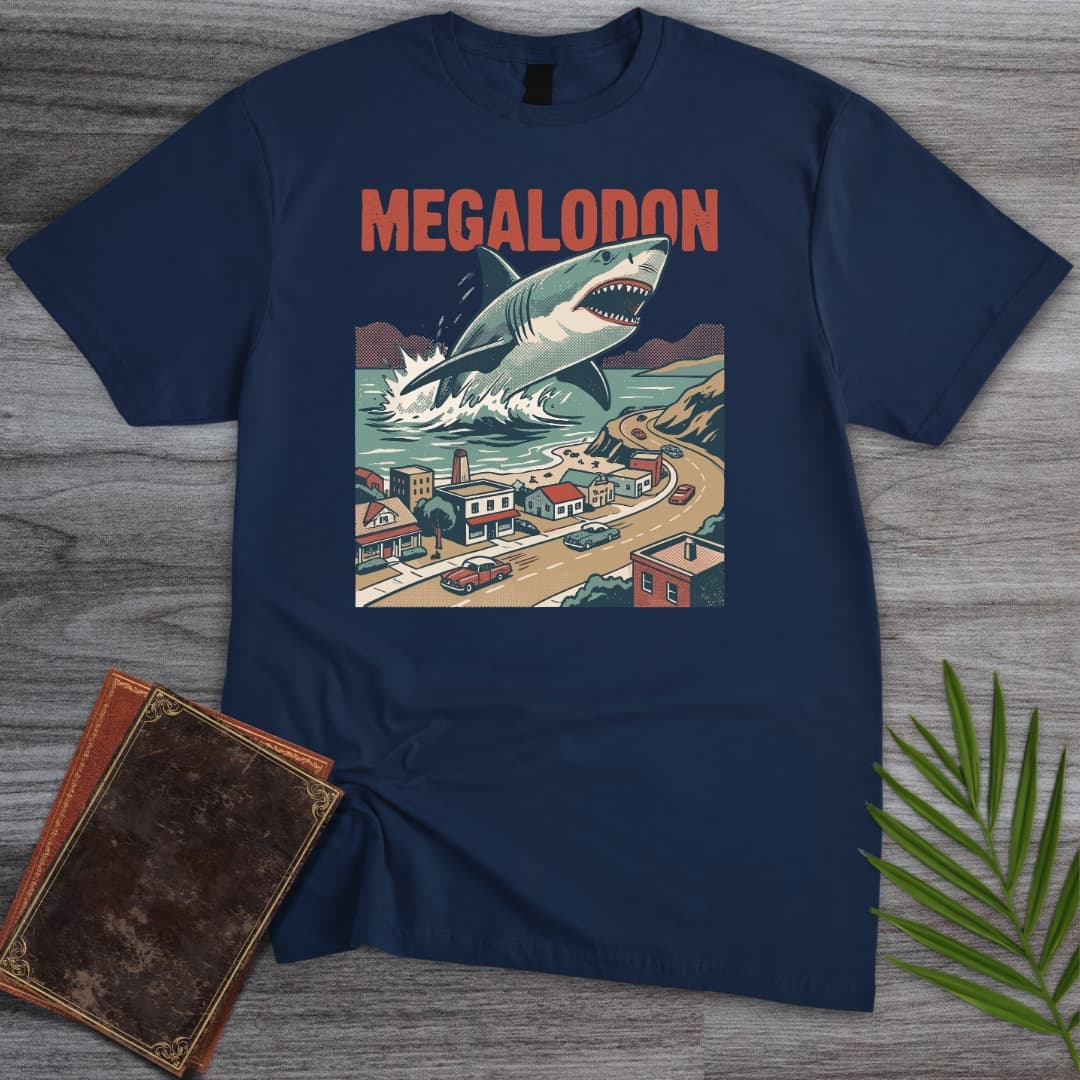 Attack Of The Megalodon T Shirt Gift For Nature Lover