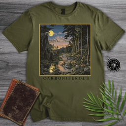 Carboniferous Landscape Graphic T Shirt Gift For Nature Lover