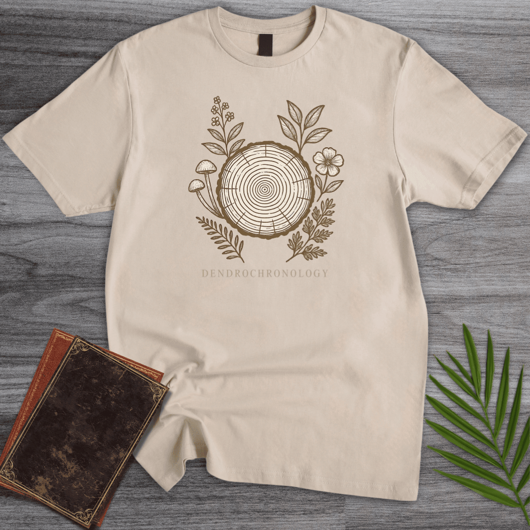Dendrochronology Tree Ring T Shirt Gift For Nature Lover