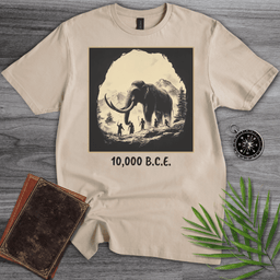 Caveman Mammoth 10 000 B C E T Shirt Gift For Nature Lover