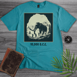 Caveman Mammoth 10 000 B C E T Shirt Gift For Nature Lover