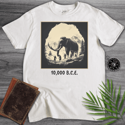 Caveman Mammoth 10 000 B C E T Shirt Gift For Nature Lover