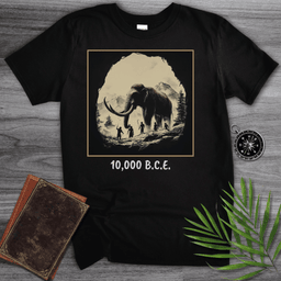 Caveman Mammoth 10 000 B C E T Shirt Gift For Nature Lover