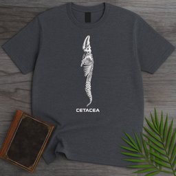Cetacea Whale Skeleton T Shirt Gift For Nature Lover