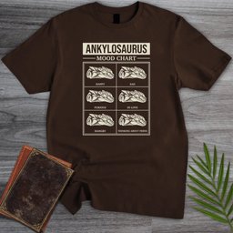 Ankylosaurus Mood Chart T Shirt Gift For Nature Lover