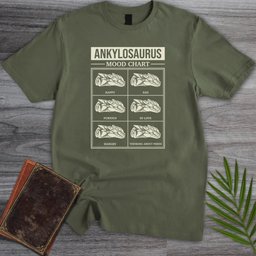 Ankylosaurus Mood Chart T Shirt Gift For Nature Lover