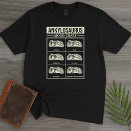 Ankylosaurus Mood Chart T Shirt Gift For Nature Lover