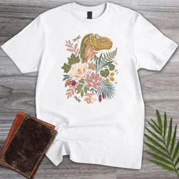 Dark Bouquet T Rex T Shirt Gift For Dinosaur Lover