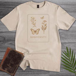Biodiversity Floral Butterflies T Shirt Gift For Nature Lover